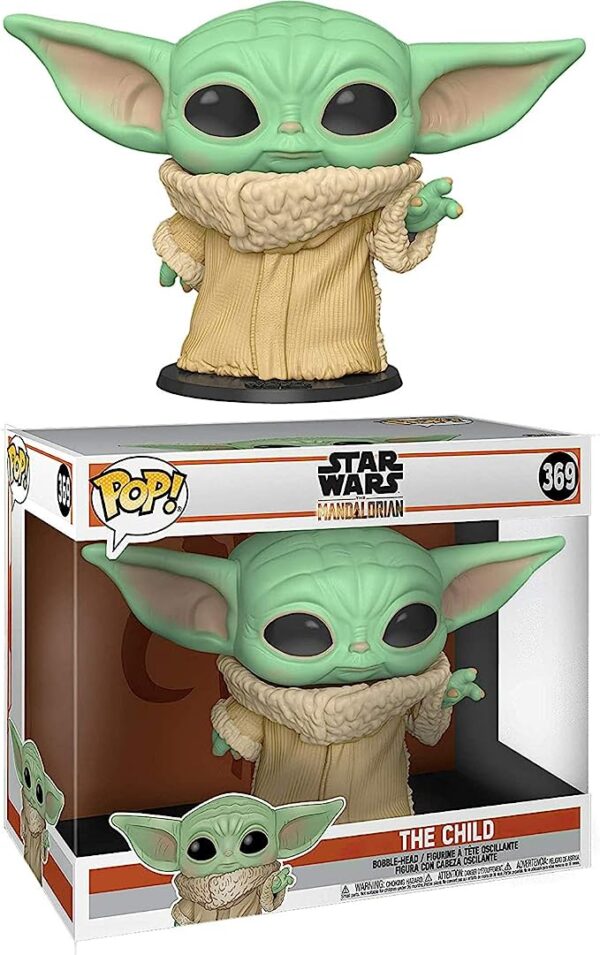 Funko Pop Star Wars: The Mandalorian - Grogu (Baby Yoda) 10 pulgadas - Imagen 2