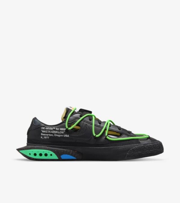 Blazer Low x Off-White (Black and Electro Green)