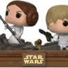 Funko Pop Star Wars Moments: Trash Compactor Escape - Princesa Leia & Luke Skywalker - Walmart Exclusive - Imagen 2