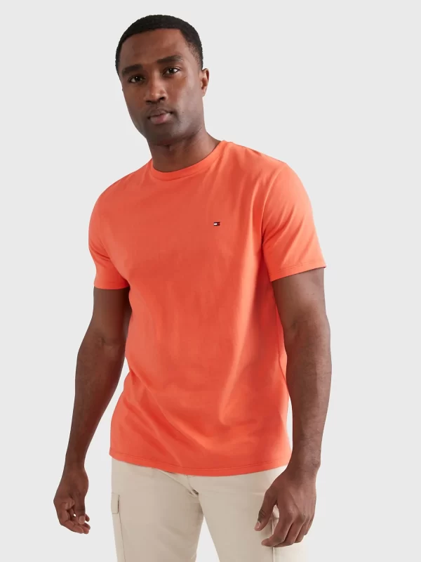 playera tommy hilfiger color naranja