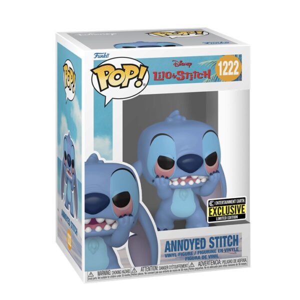 Funko Pop Disney: Lilo & Stitch Annoyed Stitch Exclusivo Entertainment Earth