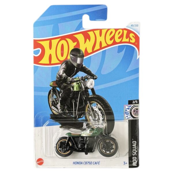 Hot Wheels Honda CB750 Café (Motocicleta / Moto / Verde)