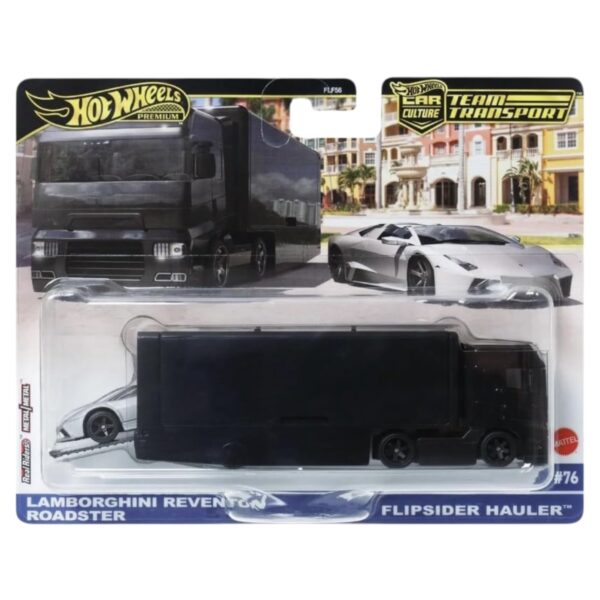 Hot Wheels Premium: Lambo Reventón Roadster - Hauler (Team Transport)