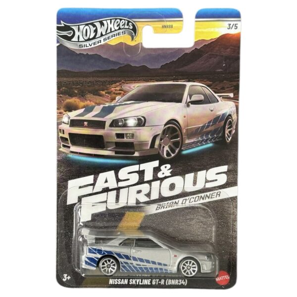 Hot Wheels Nissan Skyline GTR (BNR34 / Rápido y Furioso)