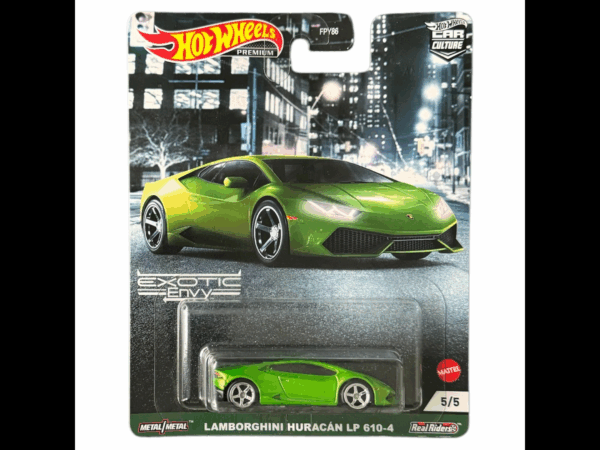Hot Wheels Premium Lamborghini Huracán LP 610-4 (Verde)